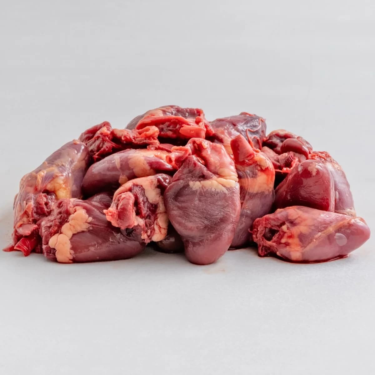 Corazones de pollo de pastoreo